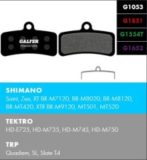 Brzdové destičky Galfer FD426 Shimano, Tektro