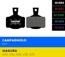 Brzdové destičky Galfer FD436 Magura, Campagnolo